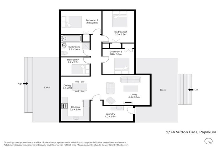 Photo of property in 1/74 Sutton Crescent, Papakura, 2110