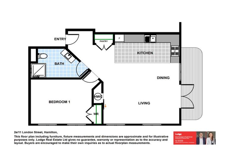 Photo of property in 2e/11 London Street, Hamilton Central, Hamilton, 3204