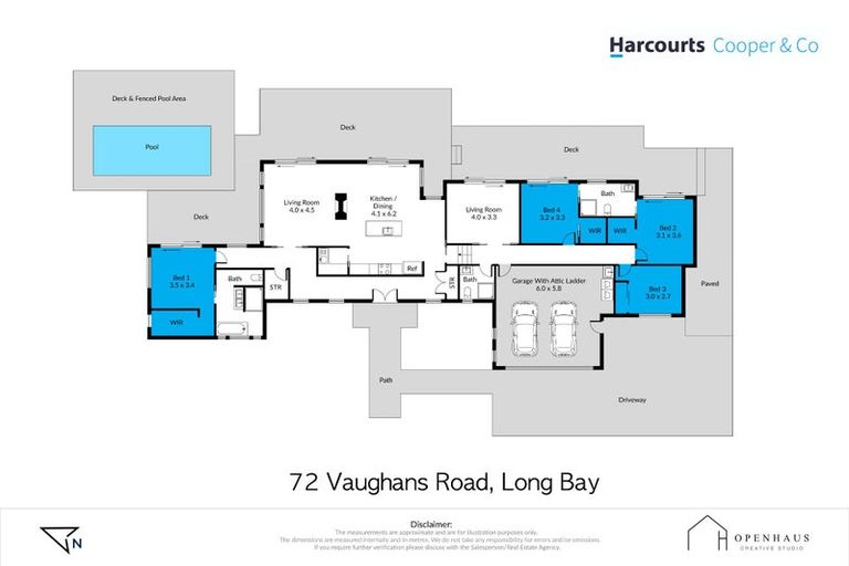 Photo of property in 72 Vaughans Road, Long Bay, Albany, 0792