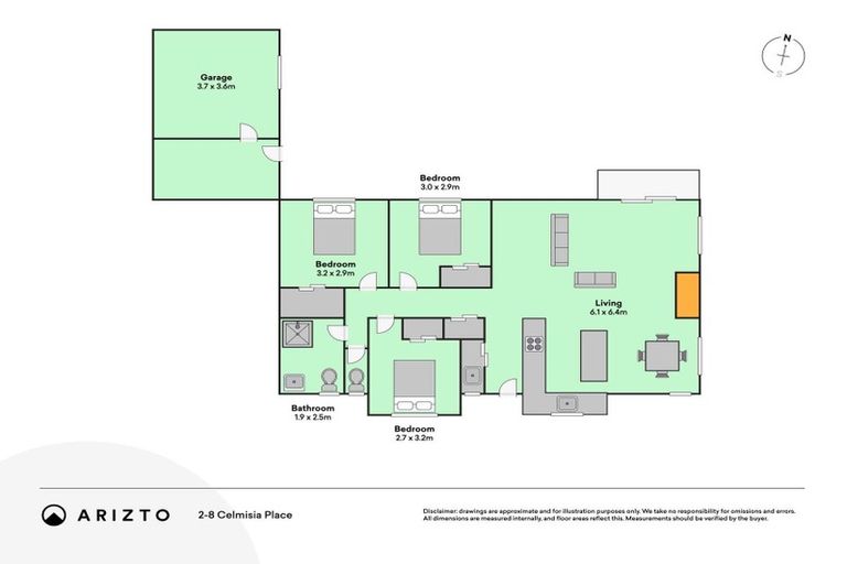 Photo of property in 2/8 Celmisia Place, Weymouth, Auckland, 2103