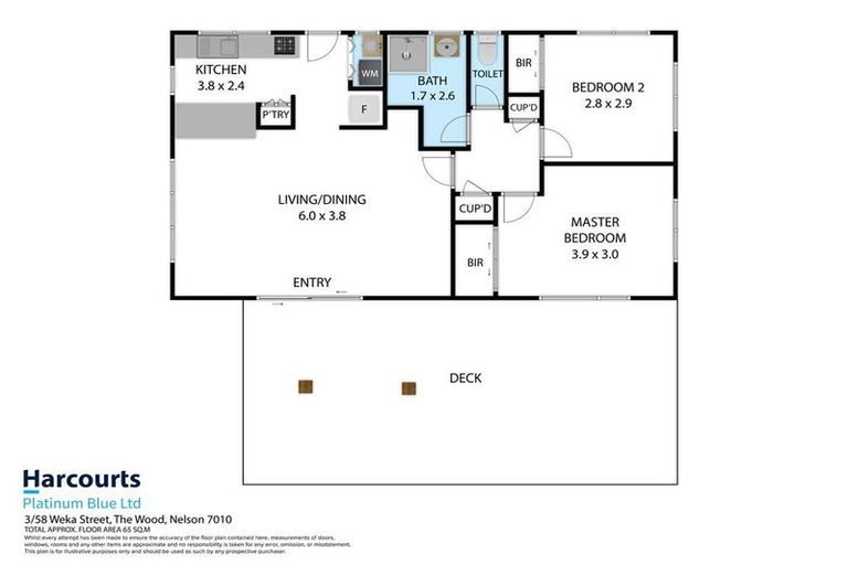 Photo of property in 3/58 Weka Street, The Wood, Nelson, 7010