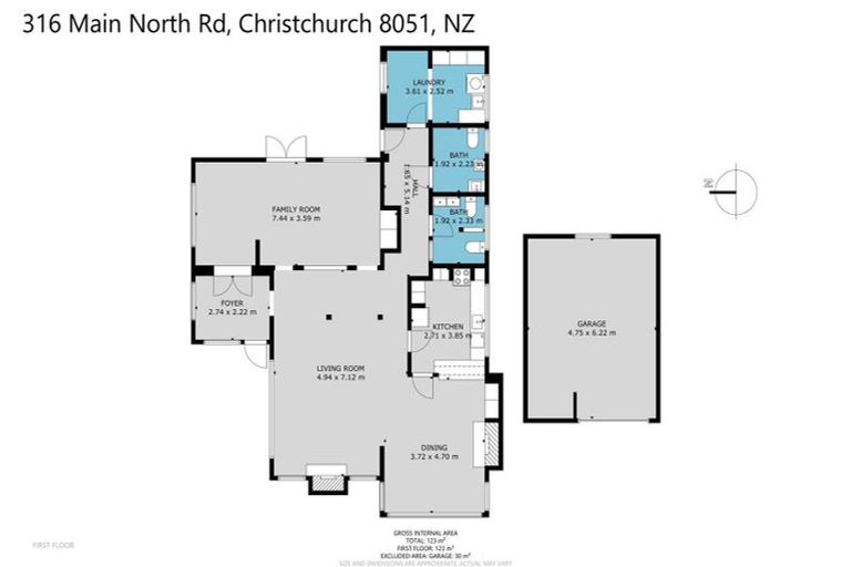 Photo of property in 316 Main North Road, Redwood, Christchurch, 8051