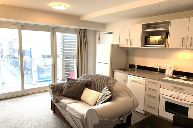 Photo of property in The Peak Apartments, 401/170 Taranaki Street, Te Aro, Wellington, 6011