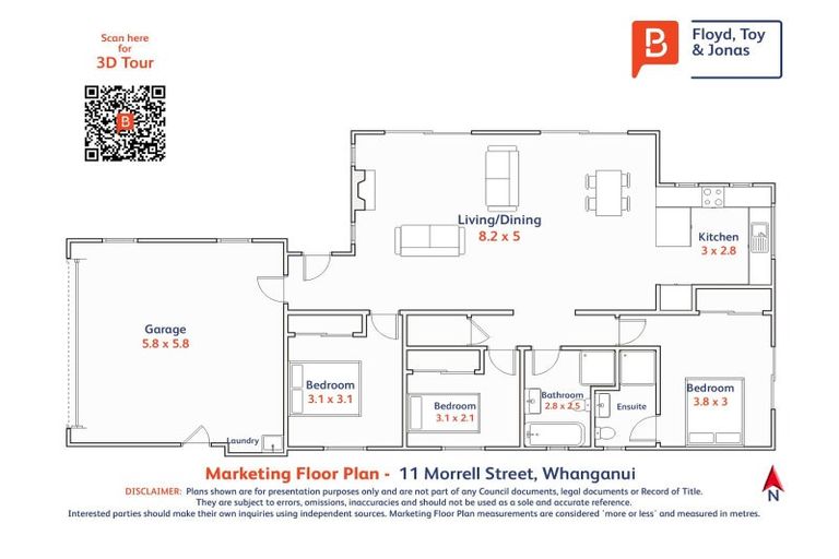 Photo of property in 11 Morrell Street, Tawhero, Whanganui, 4501