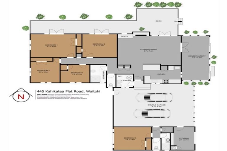 Photo of property in 445 Kahikatea Flat Road, Waitoki, Kaukapakapa, 0871