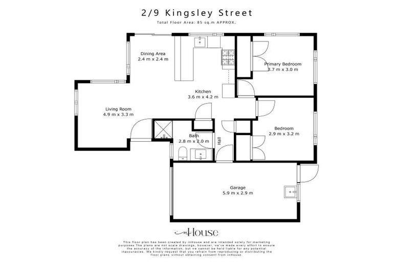 Photo of property in 2/9 Kingsley Street, Saint Andrews, Hamilton, 3200