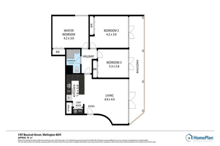 Photo of property in 1/97 Boulcott Street, Wellington Central, Wellington, 6011