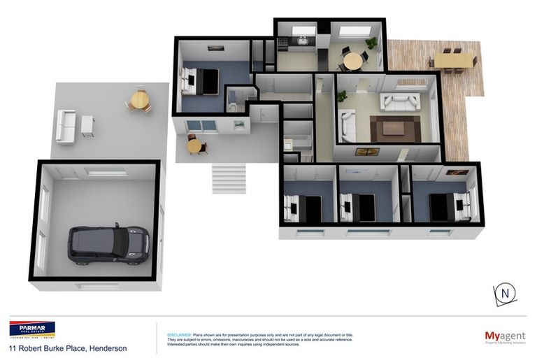 Photo of property in 11 Robert Burke Place, Henderson, Auckland, 0612