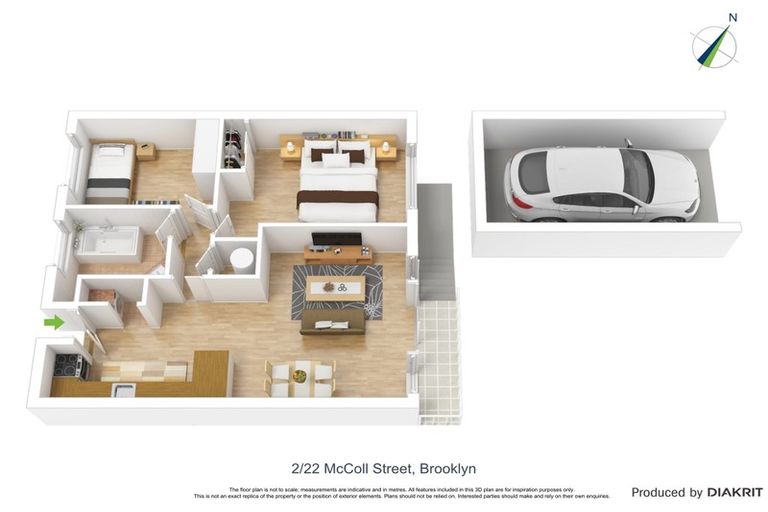 Photo of property in 2/22 Mccoll Street, Vogeltown, Wellington, 6021