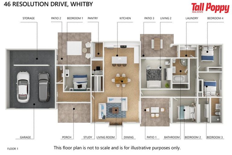 Photo of property in 46 Resolution Drive, Whitby, Porirua, 5024