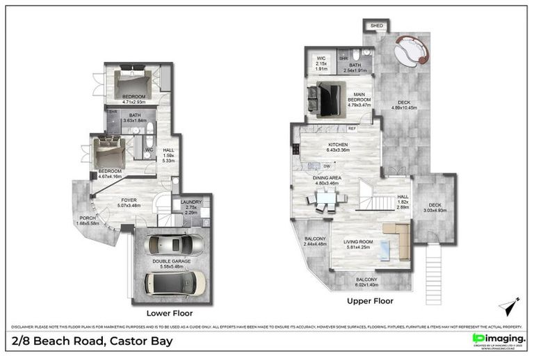 Photo of property in 2/8 Beach Road, Castor Bay, Auckland, 0620