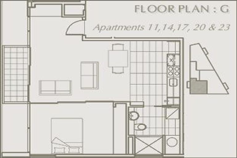 Photo of property in Summit Apartments, 23/184 Molesworth Street, Thorndon, Wellington, 6011