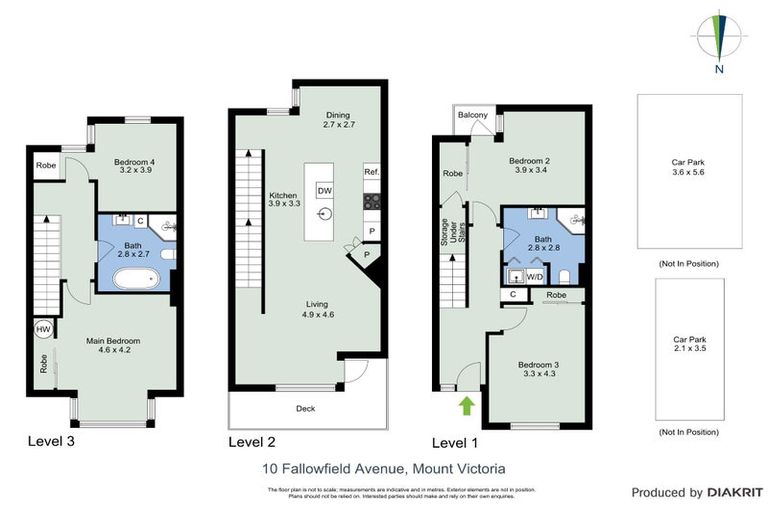 Photo of property in 10 Fallowfield Avenue, Mount Victoria, Wellington, 6011