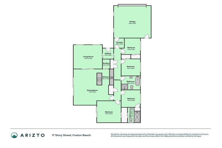 Photo of property in 17 Story Street, Foxton Beach, Foxton, 4815