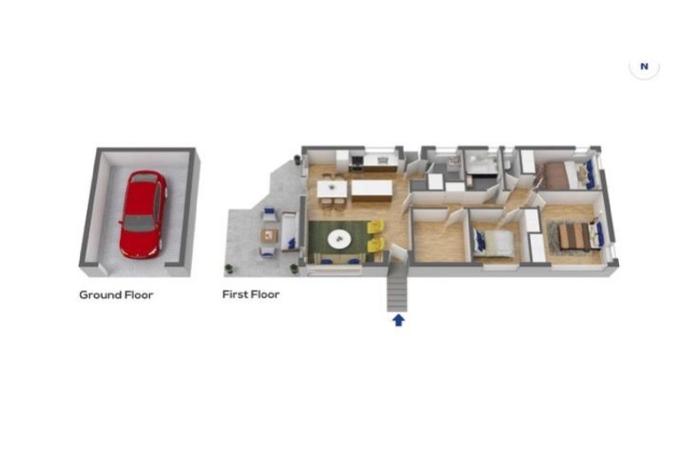 Photo of property in 47 Powrie Street, Glenfield, Auckland, 0629