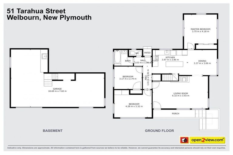 Photo of property in 51 Tarahua Road, Welbourn, New Plymouth, 4310
