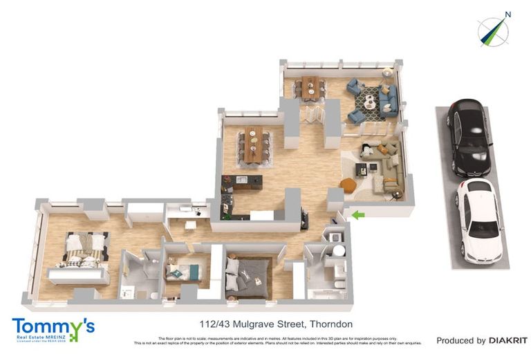 Photo of property in St Pauls Apartments, 112/43 Mulgrave Street, Thorndon, Wellington, 6011