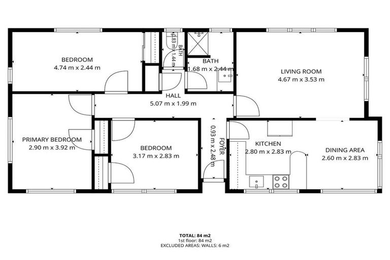 Photo of property in 11 Bell Crescent, Concord, Dunedin, 9018