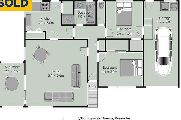 Photo of property in 3/180 Bayswater Avenue, Bayswater, Auckland, 0622