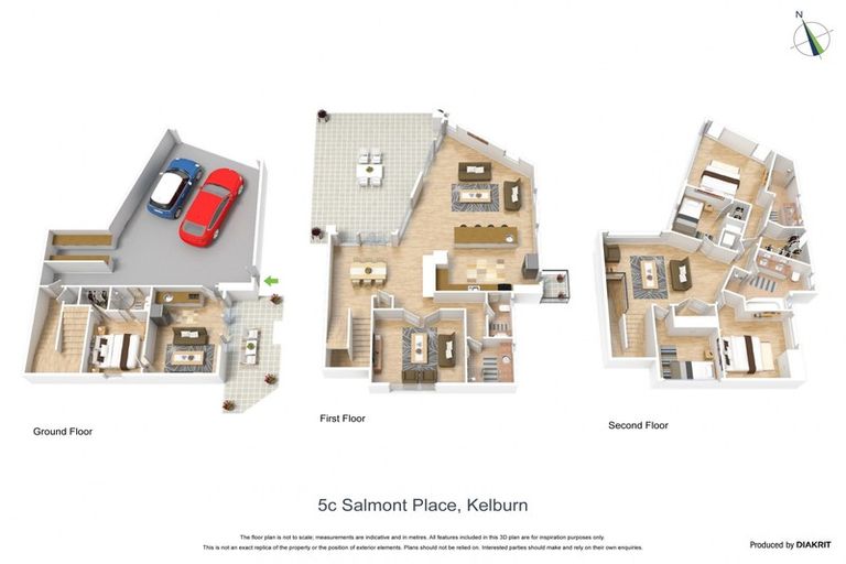 Photo of property in 5c Salmont Place, Kelburn, Wellington, 6012