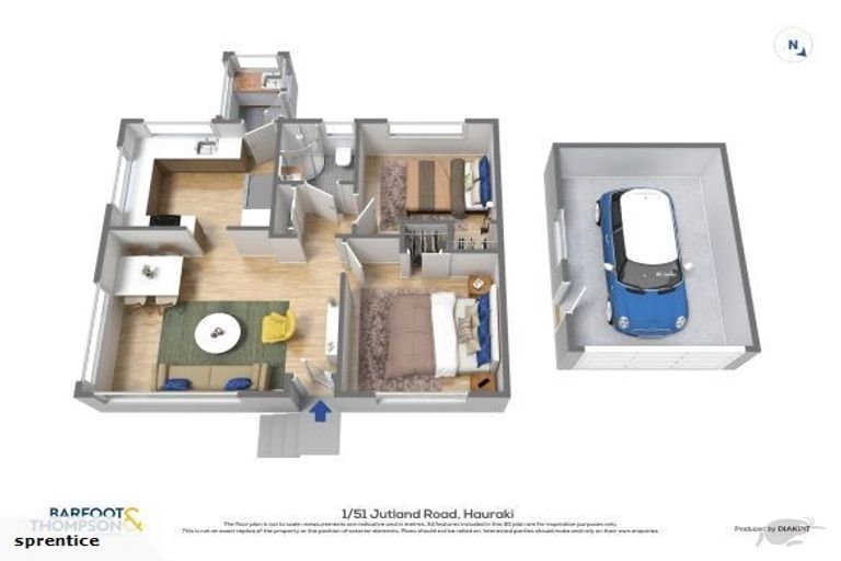 Photo of property in 1/51 Jutland Road, Hauraki, Auckland, 0622