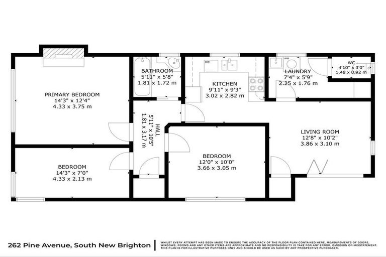 Photo of property in 262 Pine Avenue, South New Brighton, Christchurch, 8062