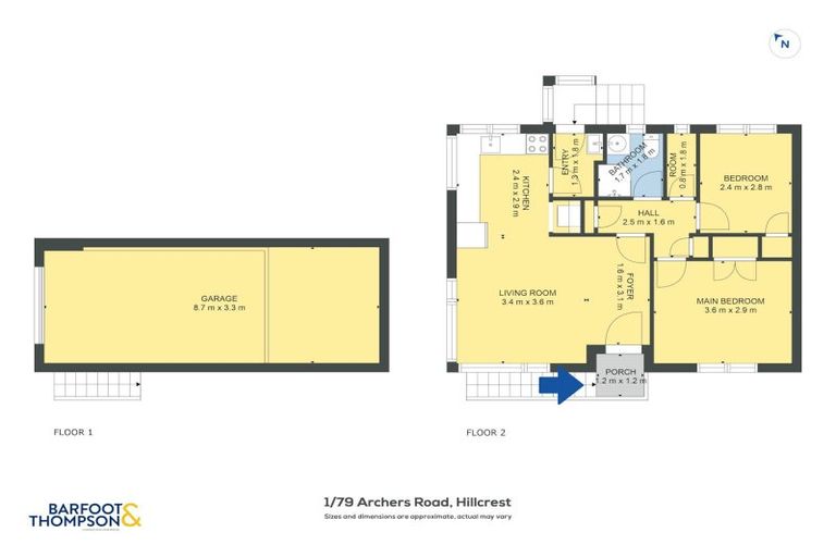 Photo of property in 2/79 Archers Road, Hillcrest, Auckland, 0629