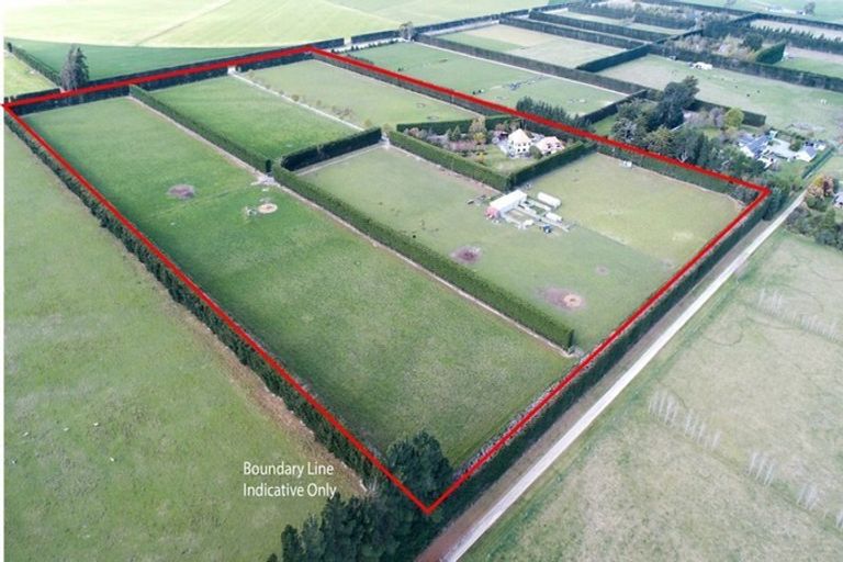 Photo of property in 1217 Hoskyns Road, Kirwee, Christchurch, 7671