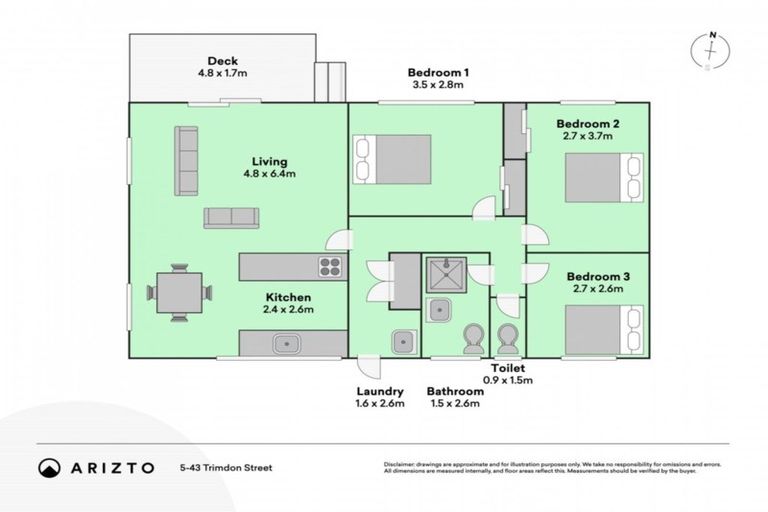 Photo of property in 5/43 Trimdon Street, Randwick Park, Auckland, 2105