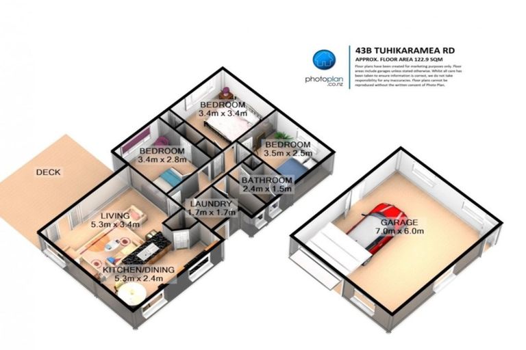 Photo of property in 43b Tuhikaramea Road, Dinsdale, Hamilton, 3204