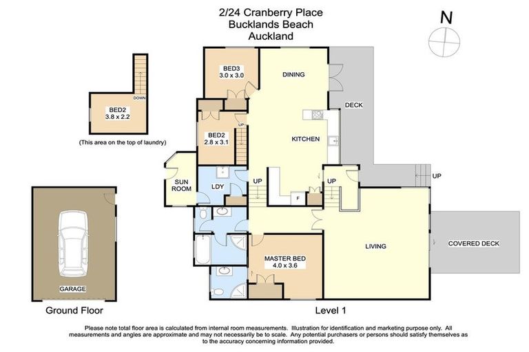 Photo of property in 2/24 Cranberry Place, Bucklands Beach, Auckland, 2012