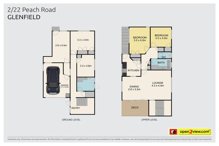 Photo of property in 2/22 Peach Road, Glenfield, Auckland, 0629