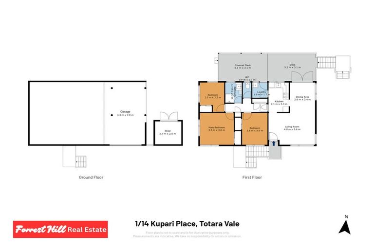 Photo of property in 1/14 Kupari Place, Totara Vale, Auckland, 0629