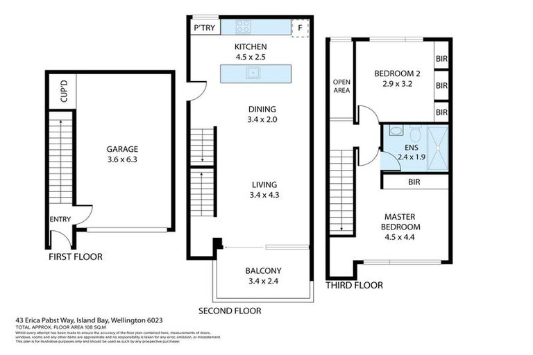Photo of property in 43 Erica Pabst Way, Island Bay, Wellington, 6023
