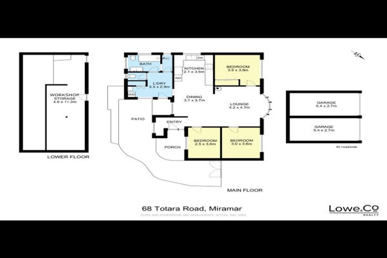 Photo of property in 68 Totara Road, Miramar, Wellington, 6022