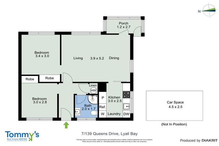 Photo of property in 7/139 Queens Drive, Lyall Bay, Wellington, 6022