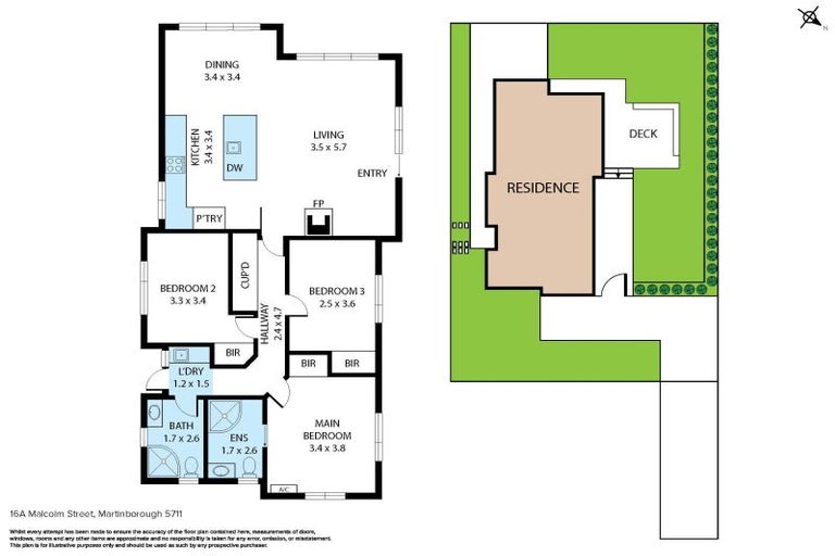 Photo of property in 16a Malcolm Street, Martinborough, 5711