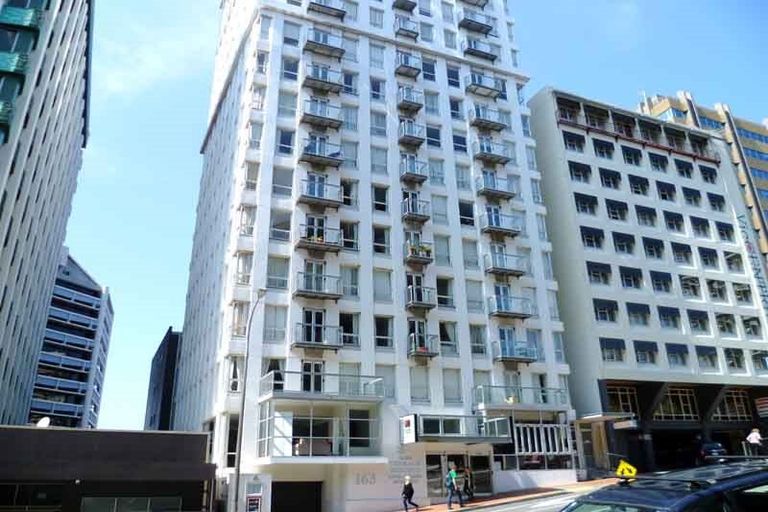 Photo of property in Terrace Heights Apartments, 2/163p The Terrace, Wellington Central, Wellington, 6011