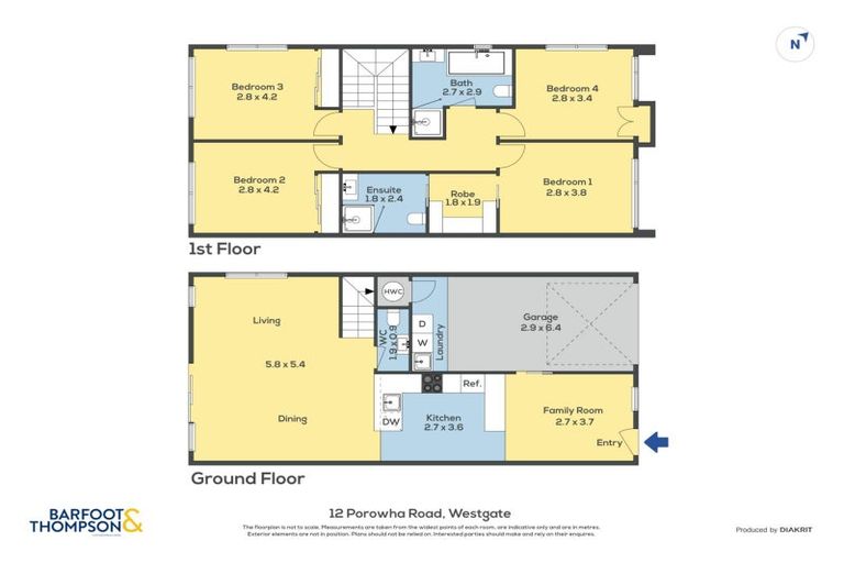 Photo of property in 12 Porowha Road, Westgate, Auckland, 0814