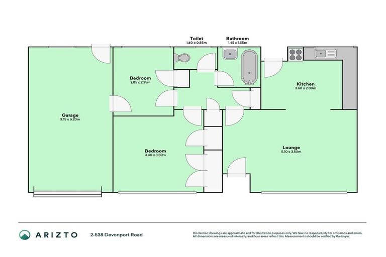 Photo of property in 2/538 Devonport Road, Tauranga South, Tauranga, 3112