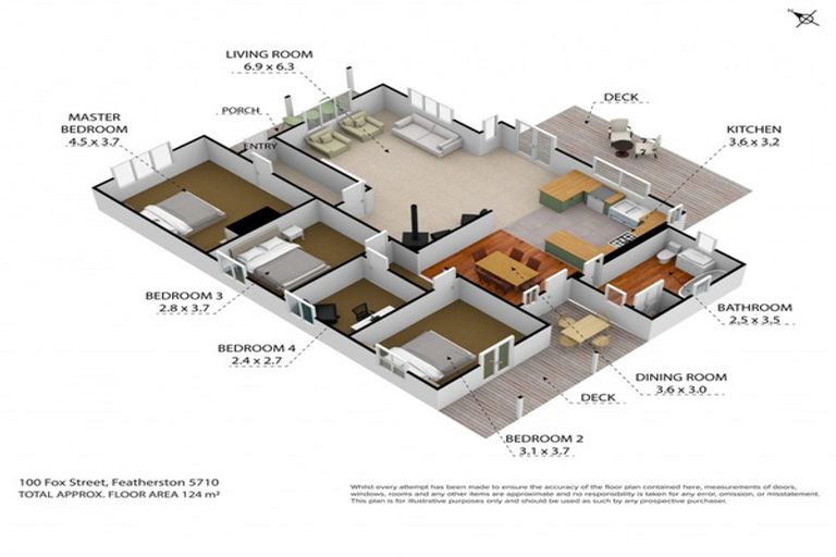 Photo of property in 100 Fox Street, Featherston, 5710