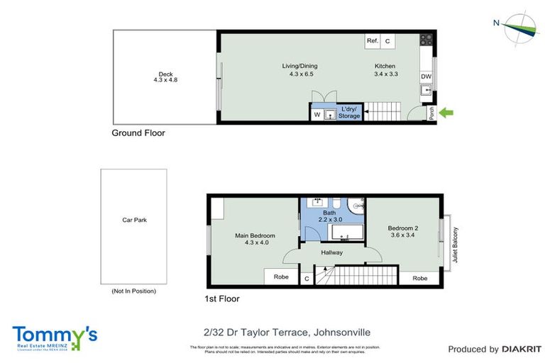 Photo of property in 2/32 Dr Taylor Terrace, Johnsonville, Wellington, 6037