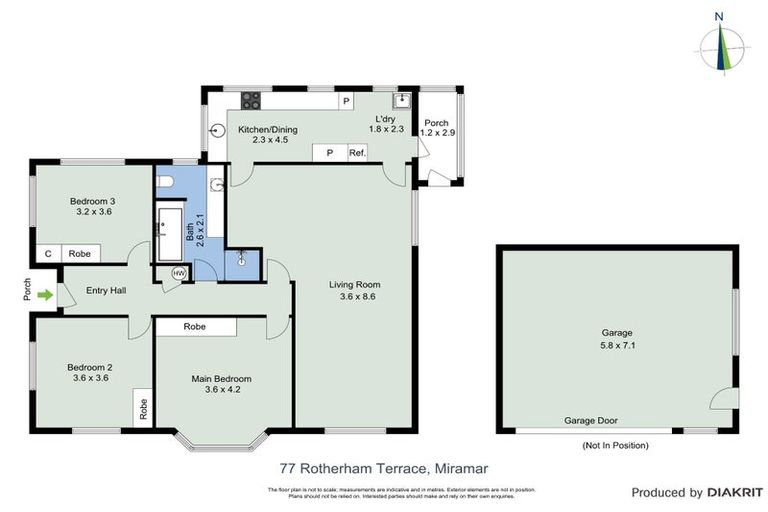 Photo of property in 77 Rotherham Terrace, Miramar, Wellington, 6022