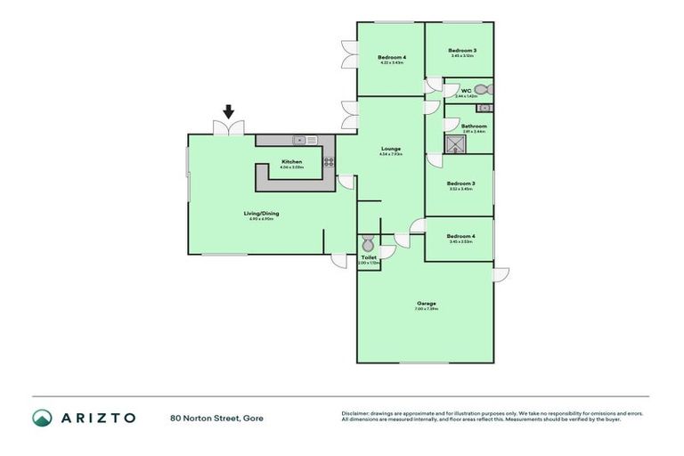 Photo of property in 80 Norton Street, Gore, 9710