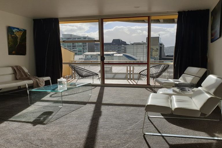 Photo of property in Sirocco Apartments, 609/8 Church Street, Wellington Central, Wellington, 6011