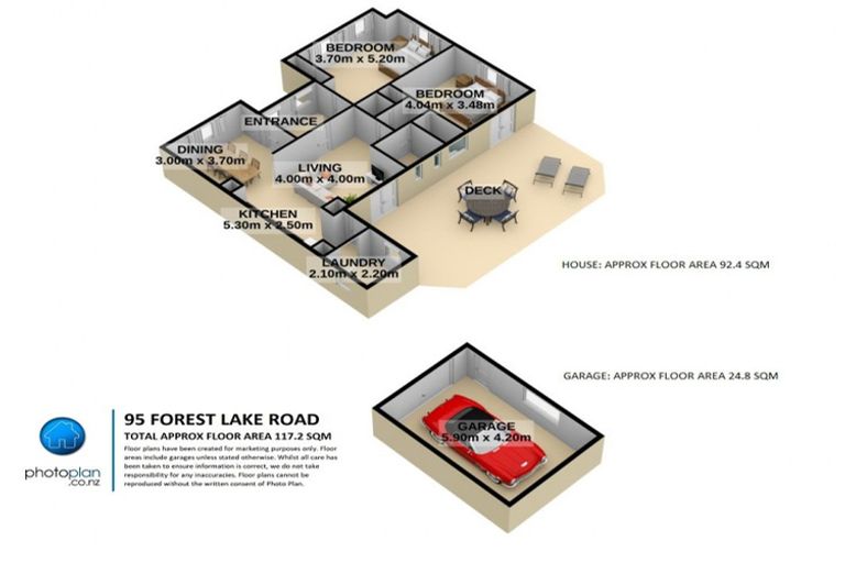 Photo of property in 95 Forest Lake Road, Forest Lake, Hamilton, 3200