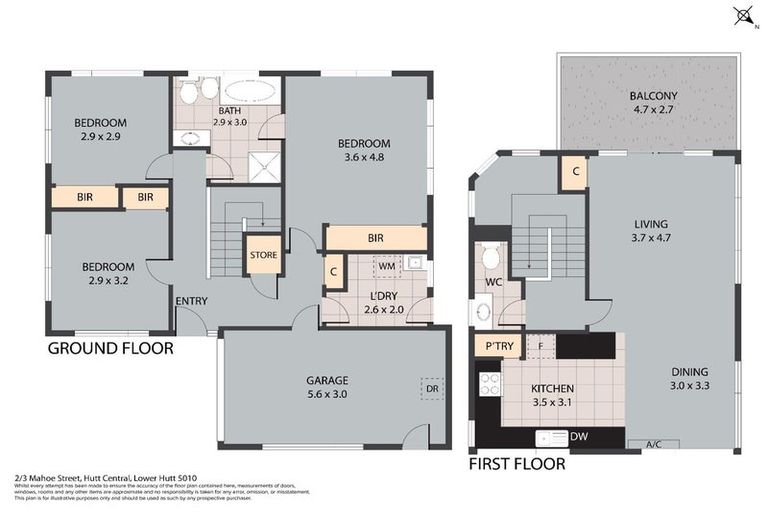 Photo of property in 2/3 Mahoe, Hutt Central, Lower Hutt, 5010