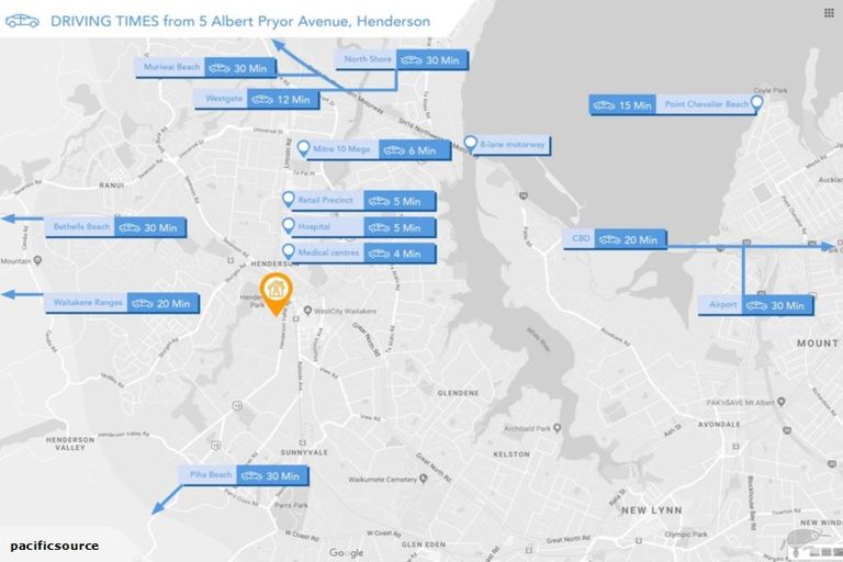 Photo of property in 5 Albert Pryor Avenue, Henderson, Auckland, 0612