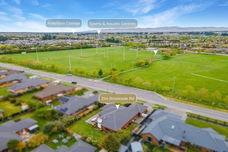 Photo of property in 244 Brookside Road, Rolleston, 7614