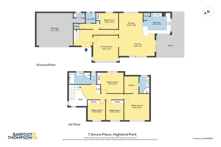 Photo of property in 7 Anure Place, Highland Park, Auckland, 2010